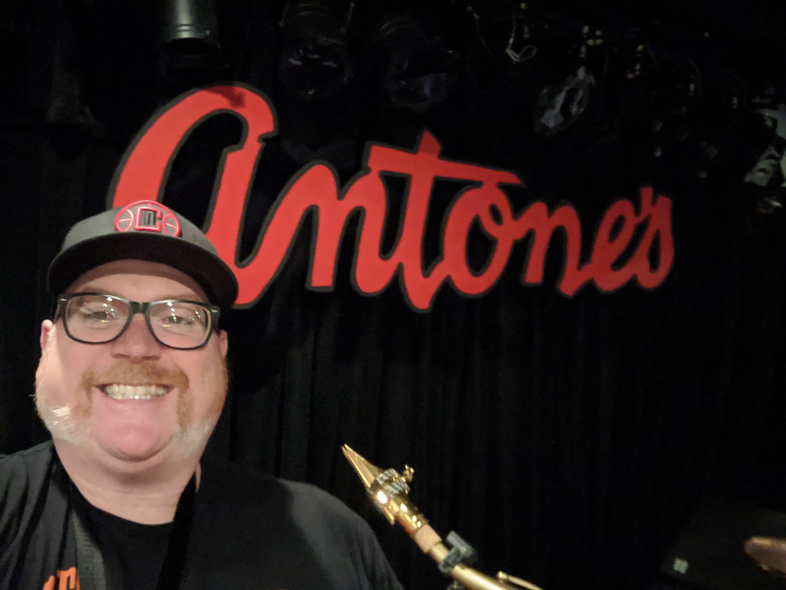 Steve Wilson outside Antone's in Austin, Texas