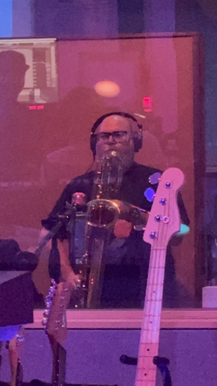 Steve Wilson performing live on saxophone