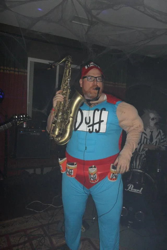 Steve Wilson performing live on saxophone