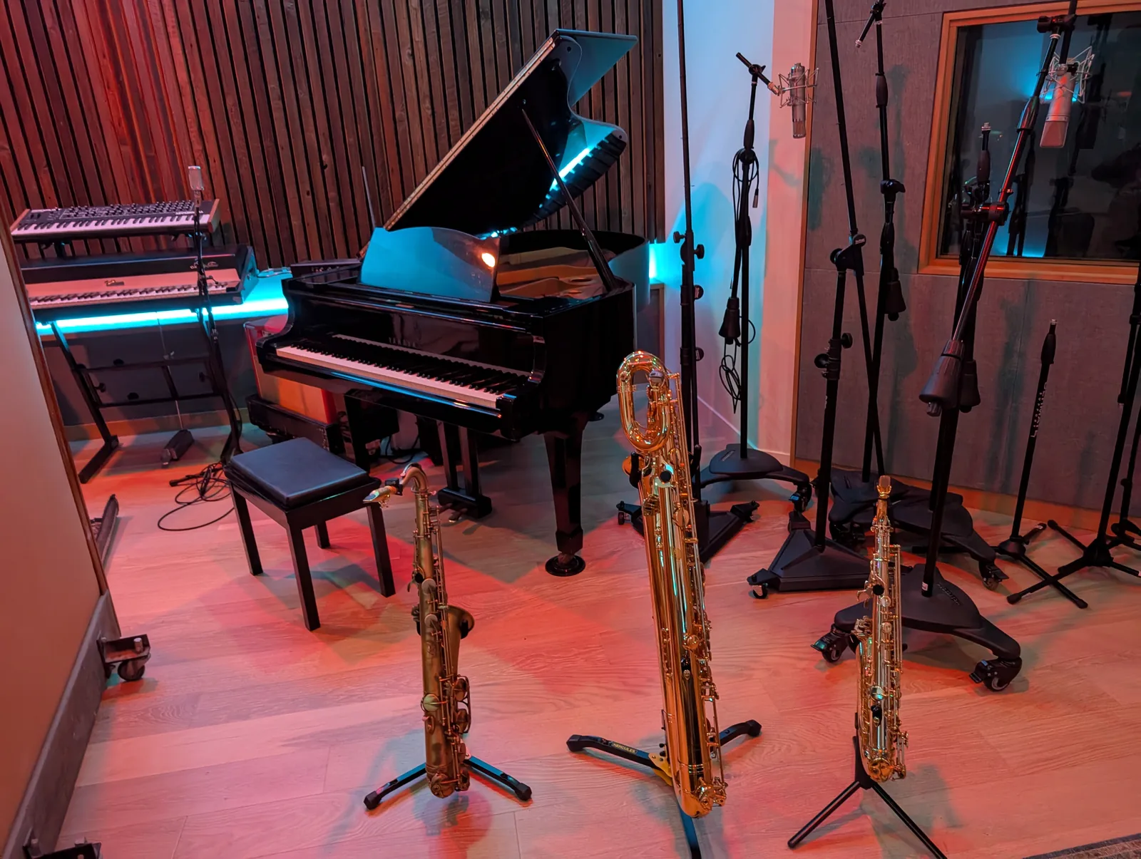 Steve Wilson performing live on saxophone