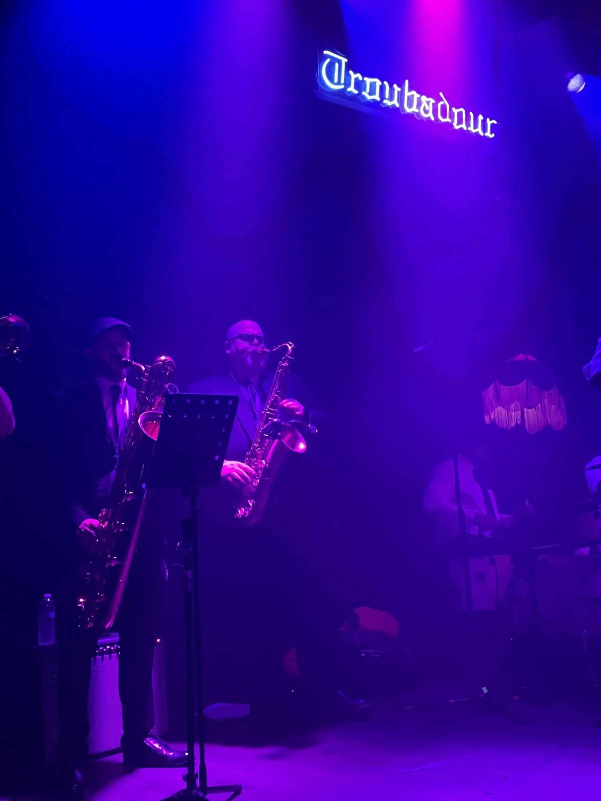 Steve Wilson performing live on saxophone