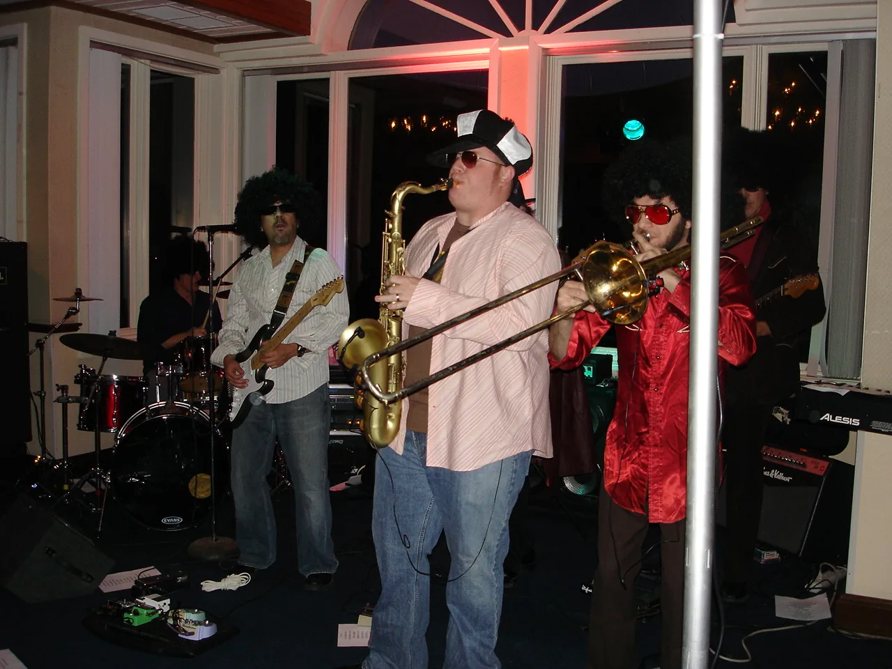 Steve Wilson performing live on saxophone