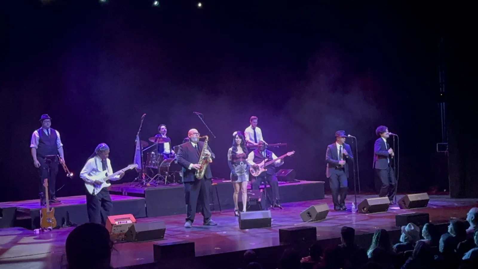 Steve Wilson performing live on saxophone